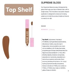 Jeffree Star Supreme Gloss in "Top Shelf"